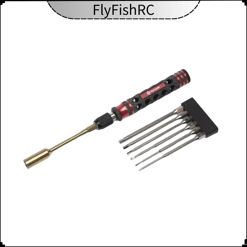 FlyFish RC 7-в-1 FPV комплект шестигранных отверток шестигранные отвертки для радиоуправляемого автомобиля, лодки, самолета, вертолета, ремонта дронов FPV
FlyFish RC 7-в-1 FPV комплект шестигранных отверток шестигранные отвертки для радиоуправляемого автомобиля, лодки, самолета, вертолета, ремонта дронов FPV