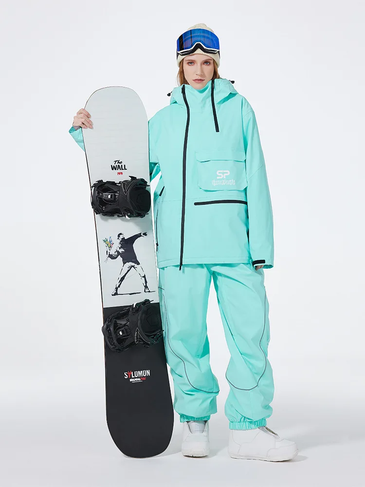 Unisex All-Mountain Ski Suit, 2-in-1 Waterproof Insulated Jacket and Pants Set for Ski & Snowboard
Unisex All-Mountain Ski Suit, 2-in-1 Waterproof Insulated Jacket and Pants Set for Ski & Snowboard