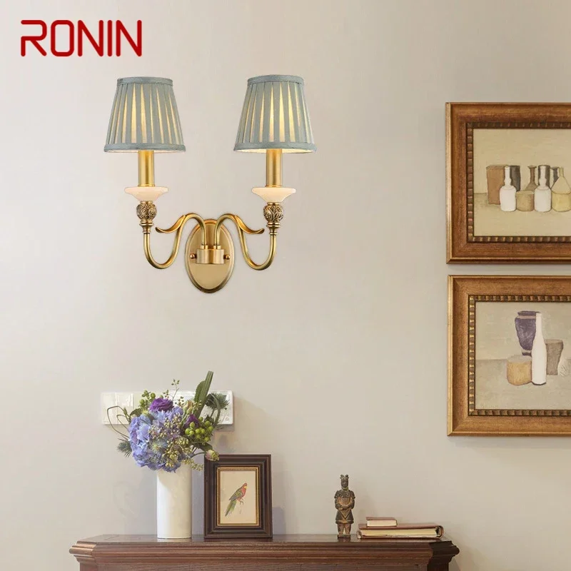 RONIN American Brass Wall Lamp Indoor Living Room Bedroom Bedside Lamp Retro Hotel Corridor Hallway Wall Lamp
RONIN American Brass Wall Lamp Indoor Living Room Bedroom Bedside Lamp Retro Hotel Corridor Hallway Wall Lamp