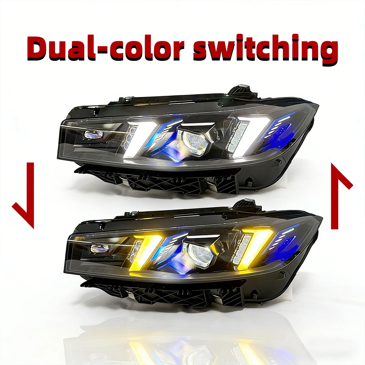 LED Headlight Assembly For BMW 3 Series G20 G21 2023-2025 Controlled White Yellow Switch DRL Plug And Play Car Accessories
LED Headlight Assembly For BMW 3 Series G20 G21 2023-2025 Controlled White Yellow Switch DRL Plug And Play Car Accessories