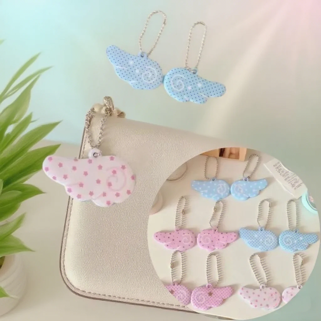 Mini Angel Wing Keychain Y2K Star Wings Bag Charms Bag Hanging Pendant Cute Girls Couple Keyring Backpack Bag Accessories
Mini Angel Wing Keychain Y2K Star Wings Bag Charms Bag Hanging Pendant Cute Girls Couple Keyring Backpack Bag Accessories