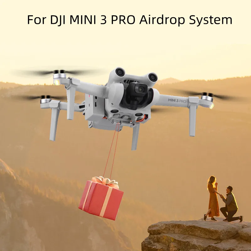Система сброса груза для дрона DJI Mini 3 Pro: устройство для доставки подарков, устройство для предложения руки и сердца, диспенсер, метатель, система воздушной доставки
Система сброса груза для дрона DJI Mini 3 Pro: устройство для доставки подарков, устройство для предложения руки и сердца, диспенсер, метатель, система воздушной доставки