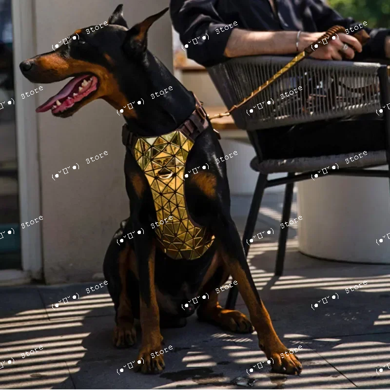 Sequin Large Dog Harness Shining Pet Collar High Quality and Durable Dogs Harnesses Malinois Doberman Leads Arnes Perro
Sequin Large Dog Harness Shining Pet Collar High Quality and Durable Dogs Harnesses Malinois Doberman Leads Arnes Perro