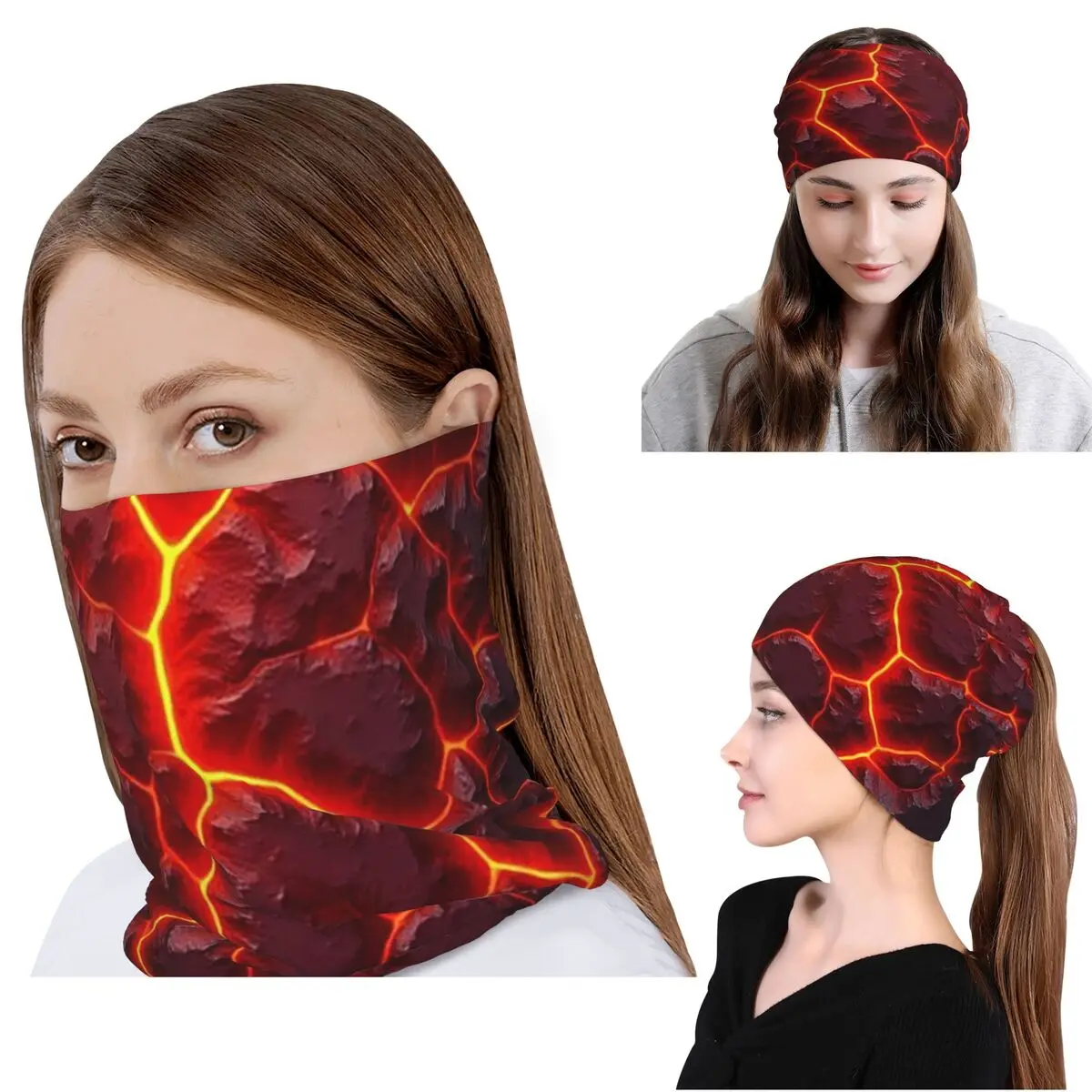 Magma Volcano Lava Fire Bandana Neck Gaiter Wrap Scarf Multi-use Headwear Beanies Hat for Men Women Adult Washable
Magma Volcano Lava Fire Bandana Neck Gaiter Wrap Scarf Multi-use Headwear Beanies Hat for Men Women Adult Washable