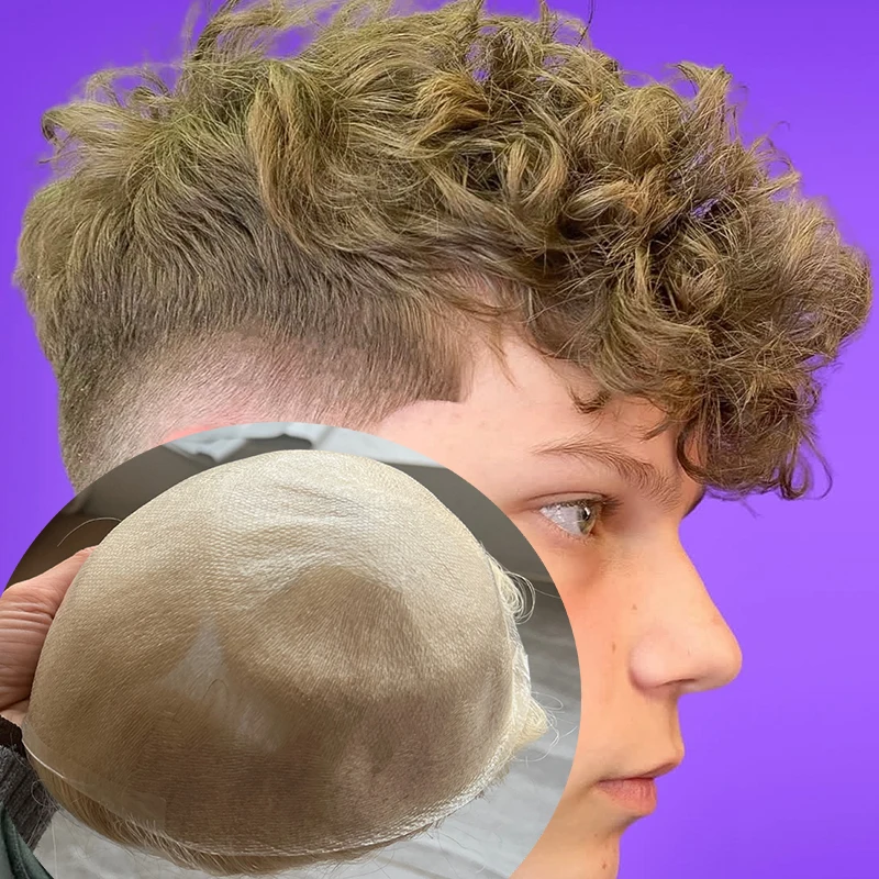 Мужские парики 26 мм с естественными кудрями, тонкие, прочные, с микропокрытием 0,06 мм, незаметная линия роста волос # Мужской парик-накладка V-образной формы из натуральных волос 22R: блонд, коричневый, серый
Мужские парики 26 мм с естественными кудрями, тонкие, прочные, с микропокрытием 0,06 мм, незаметная линия роста волос # Мужской парик-накладка V-образной формы из натуральных волос 22R: блонд, коричневый, серый