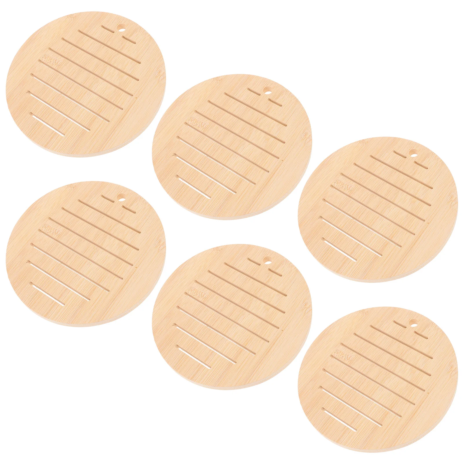 6pcs Anti-Slip Placemat Bamboo Coaster Heat Insulation Pot Cushion Rattan Woven Table Mat Rustic Dining Pad For Home 
6pcs Anti-Slip Placemat Bamboo Coaster Heat Insulation Pot Cushion Rattan Woven Table Mat Rustic Dining Pad For Home