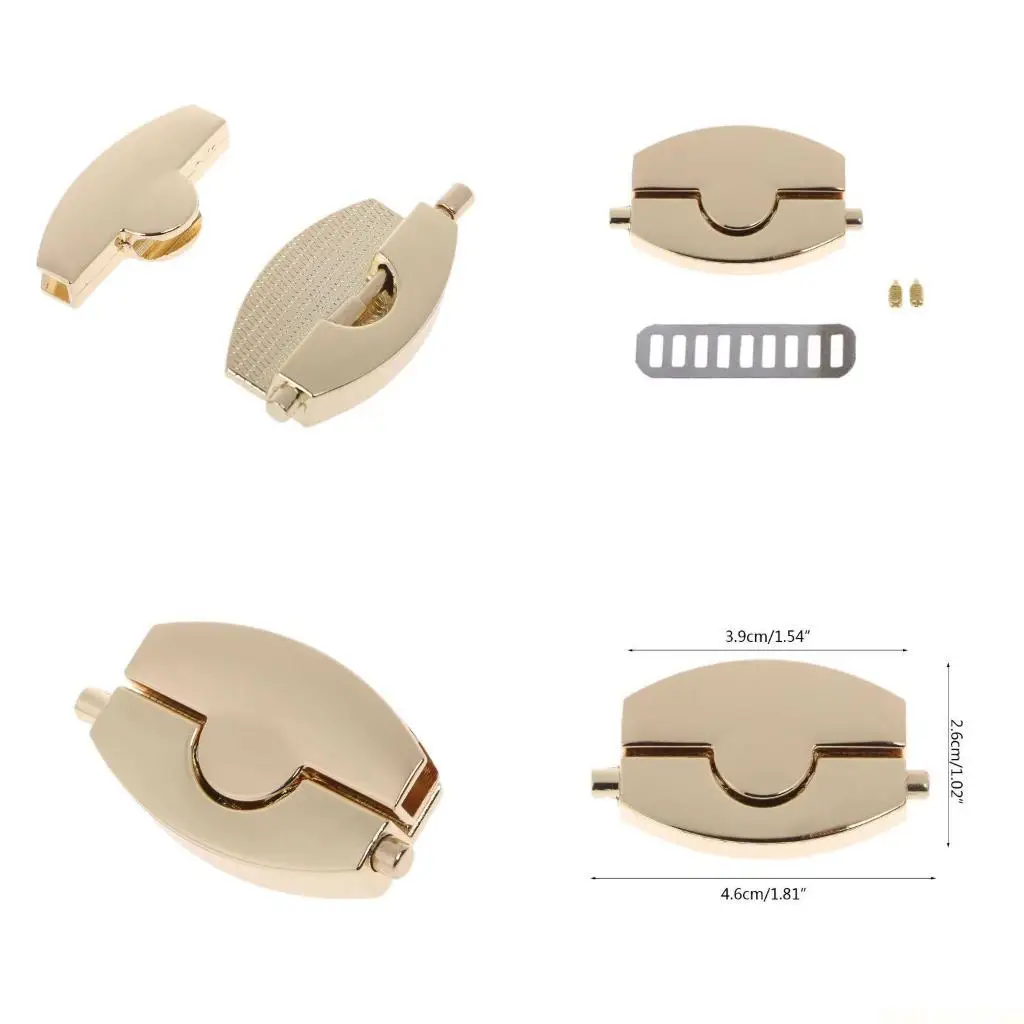 X90D New Metal Clasp Turn Lock Twist Locks for DIY Handbag Craft Bag Purse Hardware
X90D New Metal Clasp Turn Lock Twist Locks for DIY Handbag Craft Bag Purse Hardware