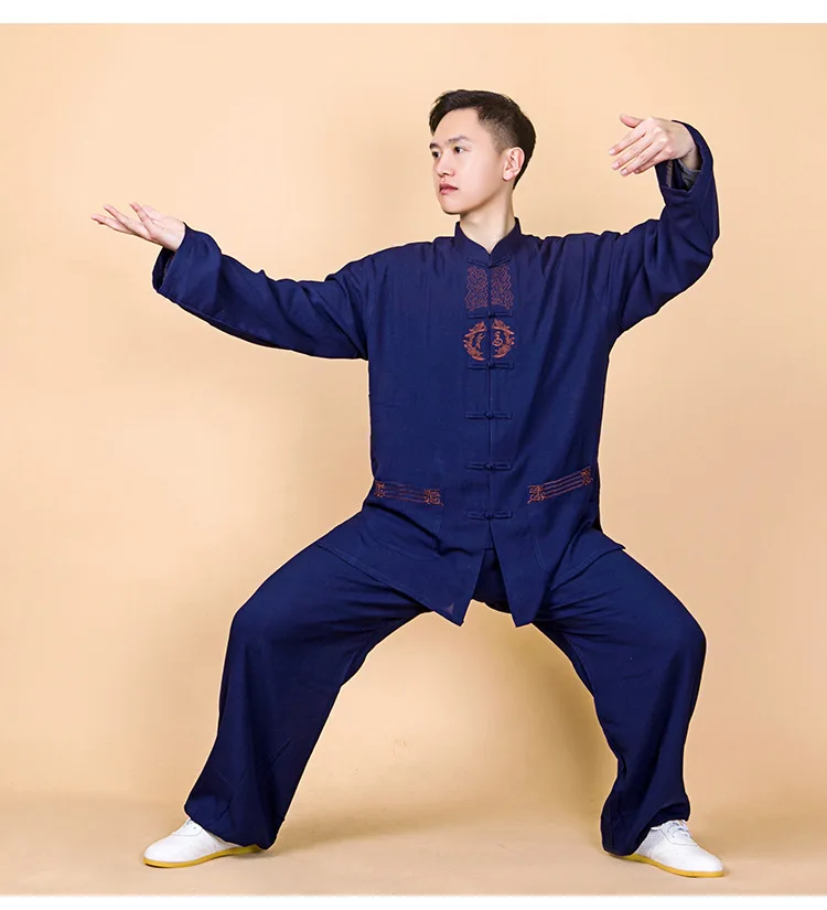 Chinese Style Men Women Tai Chi Wushu Martial Arts Uniform Linen Embroid Loose Shirt+pant Casual Workout Exercise Meditation Set
Chinese Style Men Women Tai Chi Wushu Martial Arts Uniform Linen Embroid Loose Shirt+pant Casual Workout Exercise Meditation Set