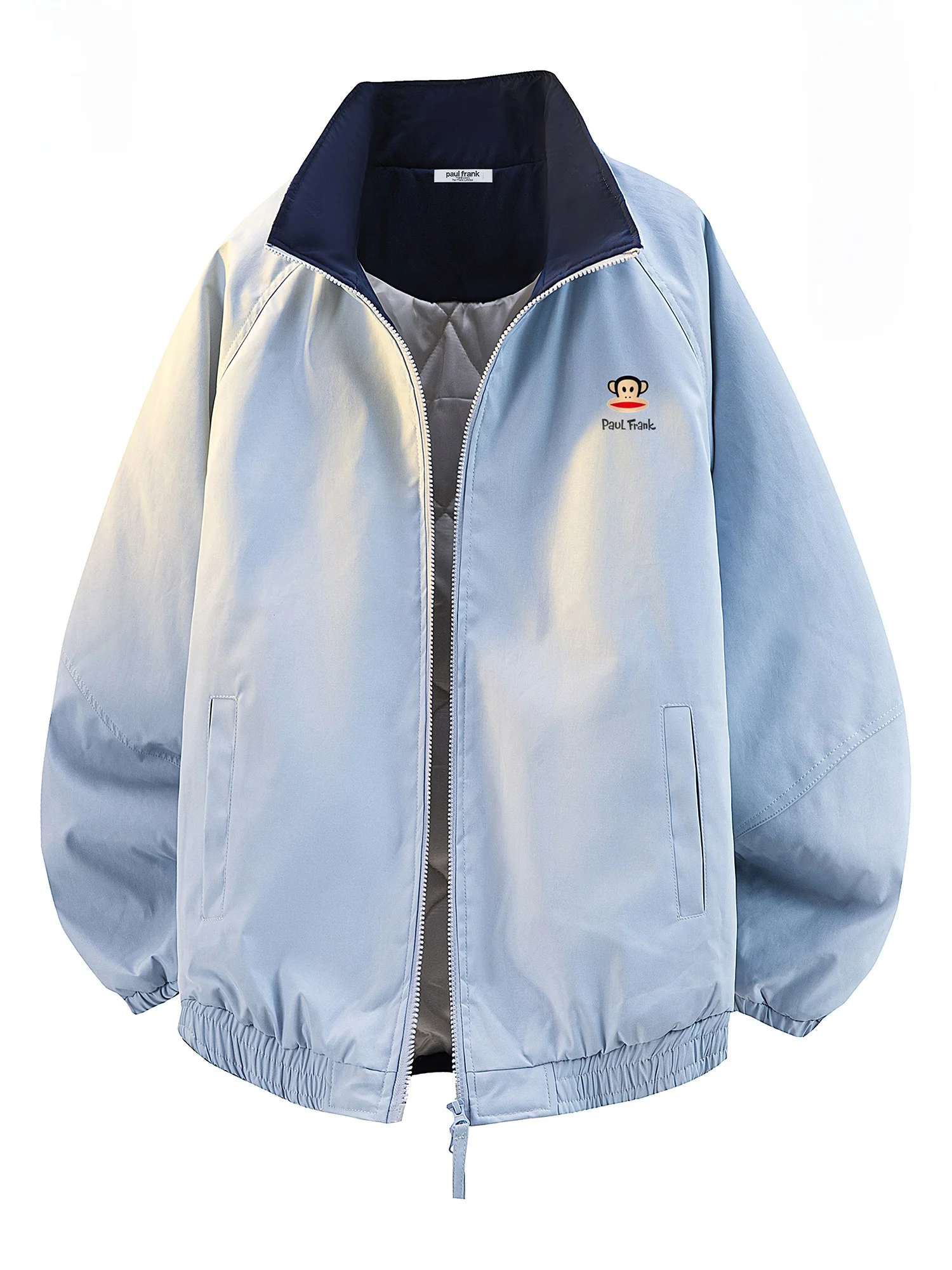 PaulFrank Thiened Cotton Jaet Men's Winter Warm Loose Fit Stand Collar Casual Outerwear Big Mouth Monkey Color Blo
PaulFrank Thiened Cotton Jaet Men's Winter Warm Loose Fit Stand Collar Casual Outerwear Big Mouth Monkey Color Blo