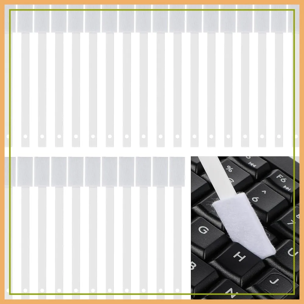 50Pcs Disposable Crevice Cleaning Brush for Small Spaces, Keyboards, Grooves - White
50Pcs Disposable Crevice Cleaning Brush for Small Spaces, Keyboards, Grooves - White