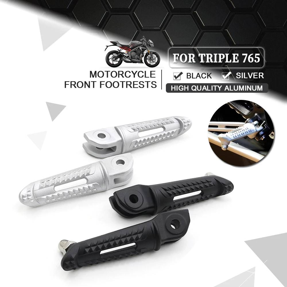 For Street Triple 765RS 765 R RS 765R Moto2 2020-2025 Motorcycle Front Footrests Foot Rest Foot Pegs Pedal Aluminum 2023 2024
For Street Triple 765RS 765 R RS 765R Moto2 2020-2025 Motorcycle Front Footrests Foot Rest Foot Pegs Pedal Aluminum 2023 2024