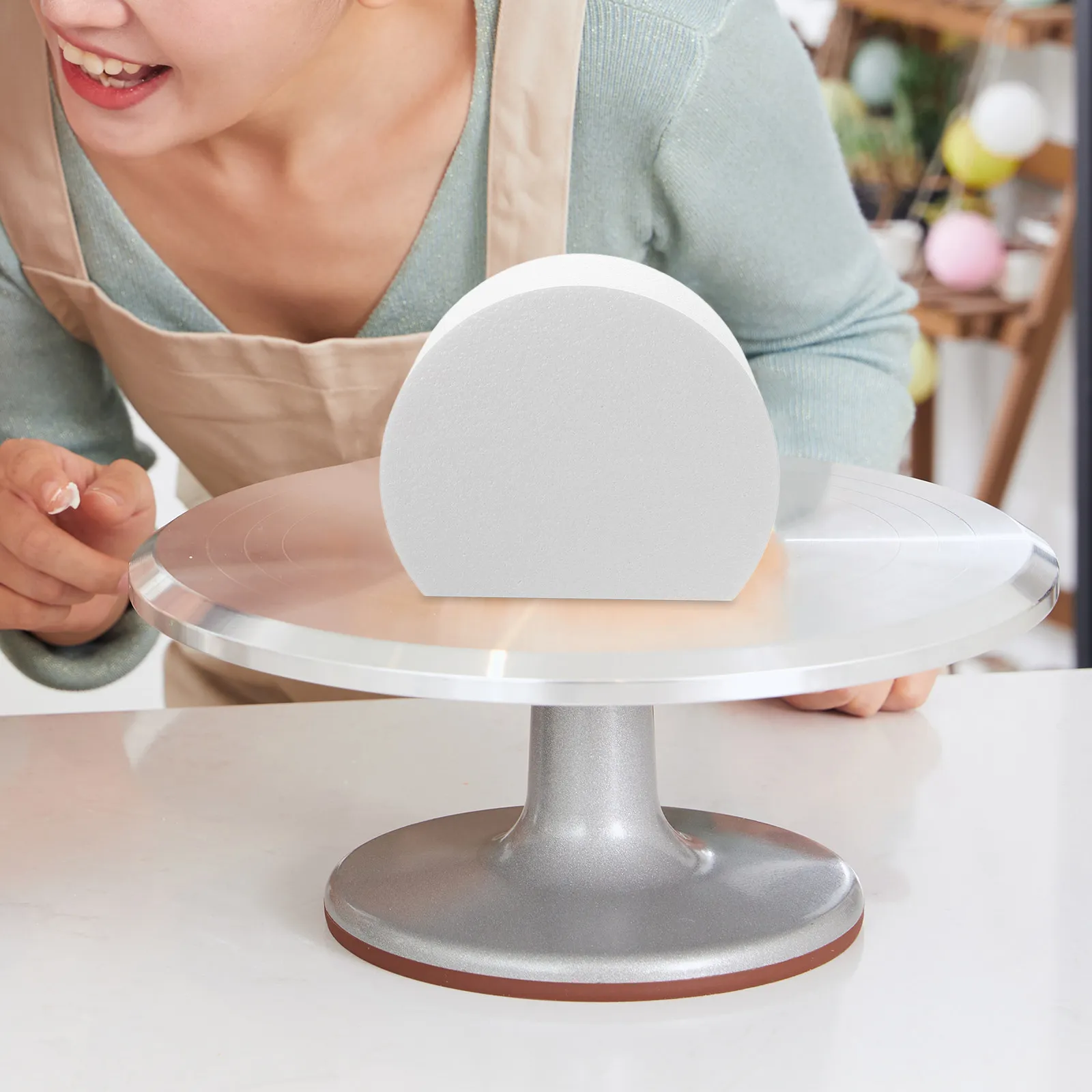 Foam Cake Dummies Round White 6 Inch Perfect for Decorating Fake Wedding Practice Cake Decorating Supplies
Foam Cake Dummies Round White 6 Inch Perfect for Decorating Fake Wedding Practice Cake Decorating Supplies