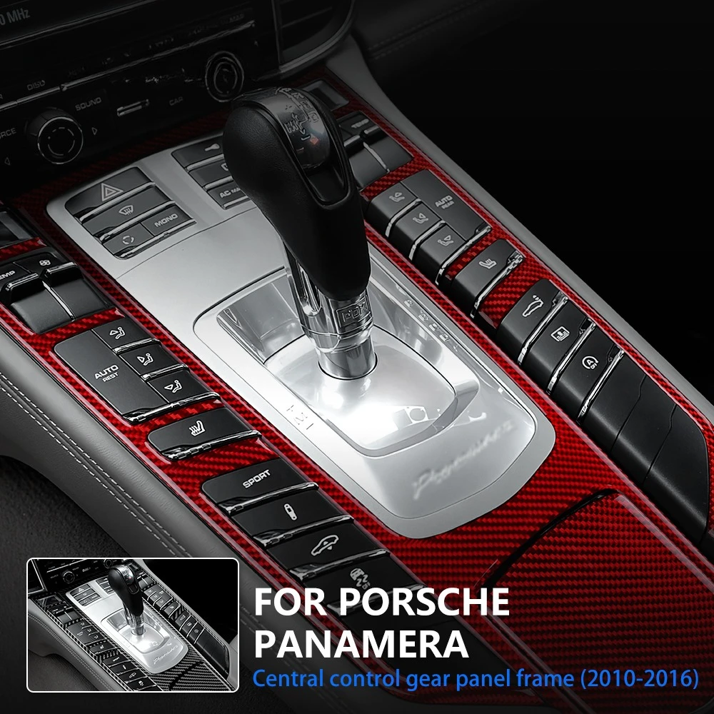 Рамка панели переключения передач центральной консоли, наклейка из углеродного волокна для Porsche Panamera 2010-2016, рамка центральной панели управления
Рамка панели переключения передач центральной консоли, наклейка из углеродного волокна для Porsche Panamera 2010-2016, рамка центральной панели управления