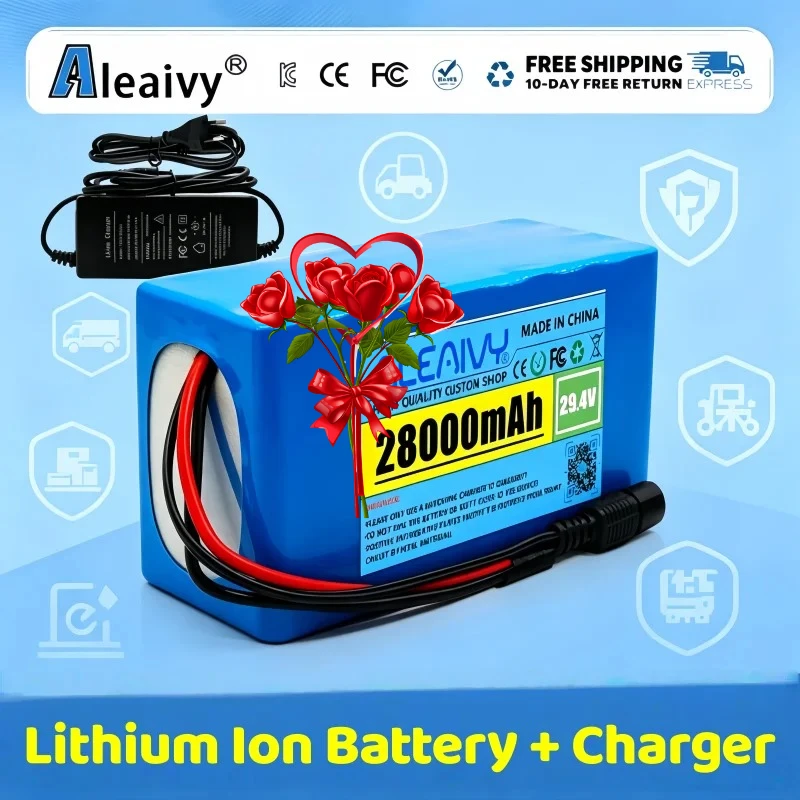 24V 28Ah Battery Pack for Electric Wheelchair Scooter Bag, 29.4V 7S5P Lithium ion Battery for Device, Replacement Kit + Charger
24V 28Ah Battery Pack for Electric Wheelchair Scooter Bag, 29.4V 7S5P Lithium ion Battery for Device, Replacement Kit + Charger