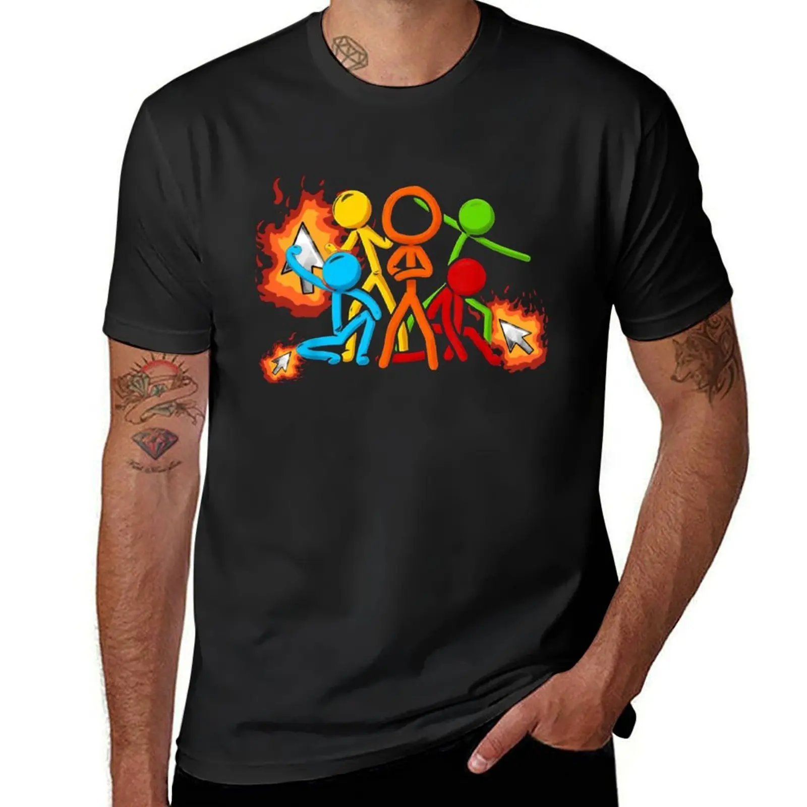 Alan Becker Five Stick Figures with Fire Mouse Pickaxe T-Shirt croswit shirt man mens t shirt
Alan Becker Five Stick Figures with Fire Mouse Pickaxe T-Shirt croswit shirt man mens t shirt