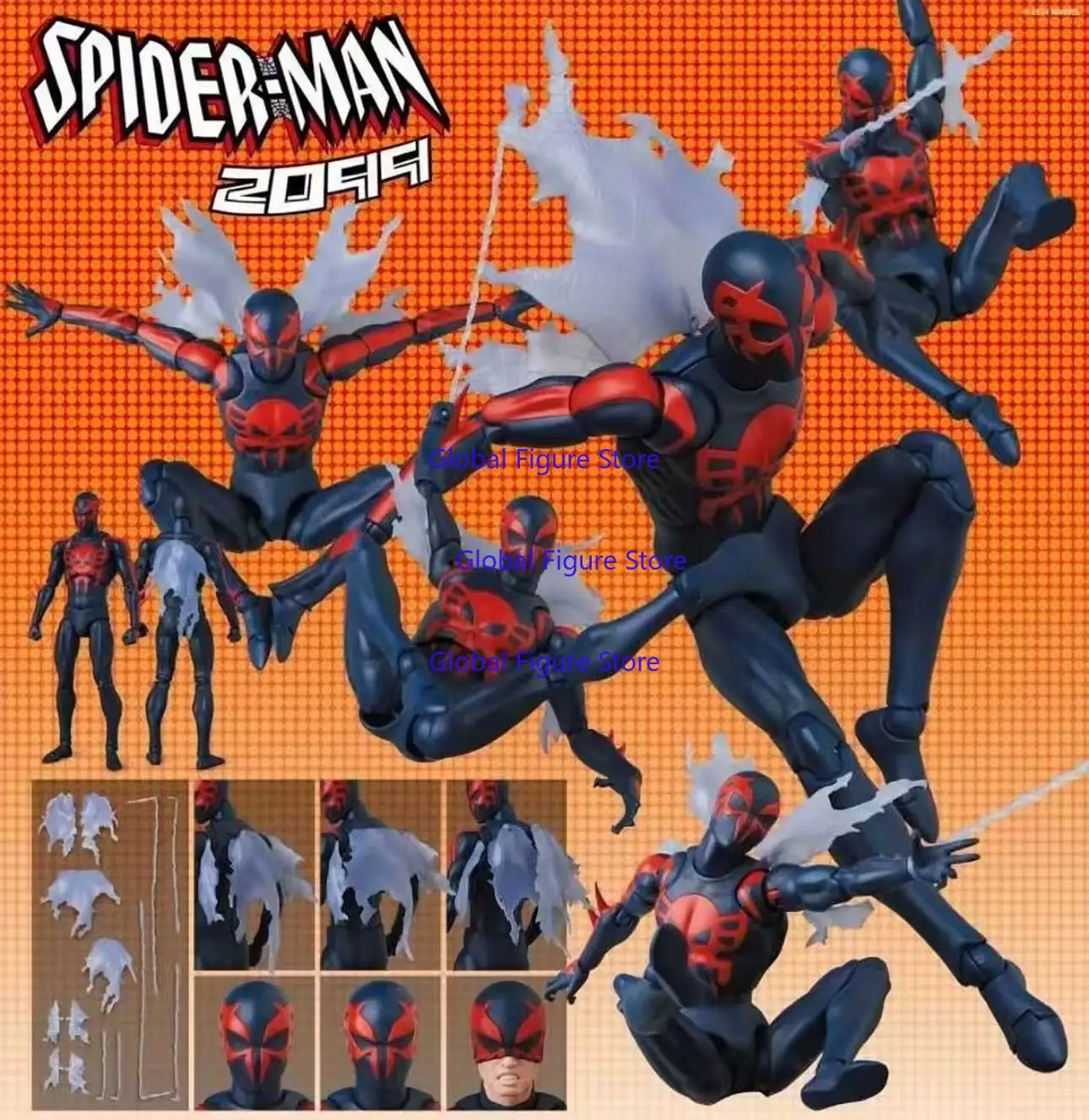 MAFEX No.239 1/12 Scale MARVEL Comic Version Spider-Man 2099 Action Figure
MAFEX No.239 1/12 Scale MARVEL Comic Version Spider-Man 2099 Action Figure
