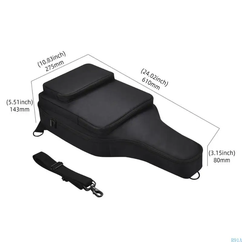 R91A Stylish Shoulder Bag Wireless Guitar Controller Storage Bag for RIFFMASTER
R91A Stylish Shoulder Bag Wireless Guitar Controller Storage Bag for RIFFMASTER