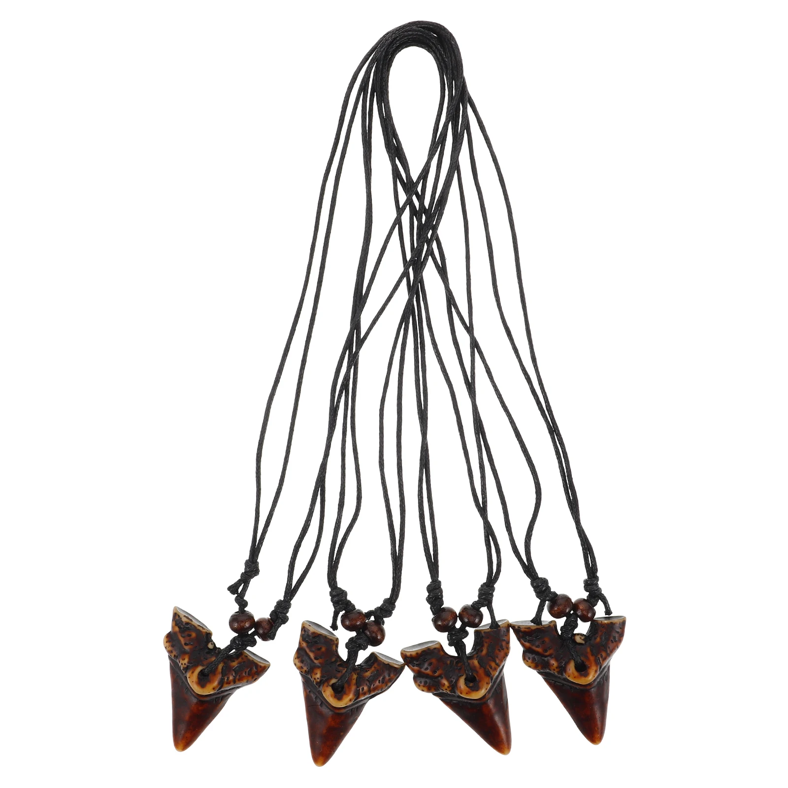Resin Shark Tooth Necklace Faux Bone Resin Pendant Adjustable Cord Summer Beach Surfing Jewelry Cool Necklace Men Women
Resin Shark Tooth Necklace Faux Bone Resin Pendant Adjustable Cord Summer Beach Surfing Jewelry Cool Necklace Men Women