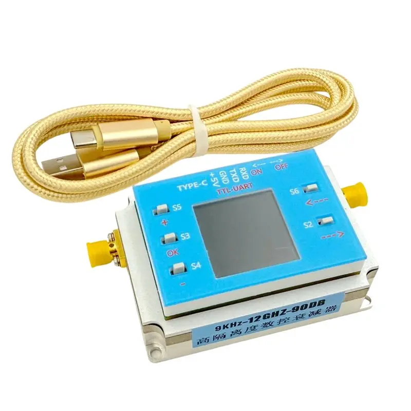 New--Digital Programmable Attenuator High Isolation Programmable Attenuator 90DB Step 0.25DB High Isolation With SMA Female Conn
New--Digital Programmable Attenuator High Isolation Programmable Attenuator 90DB Step 0.25DB High Isolation With SMA Female Conn