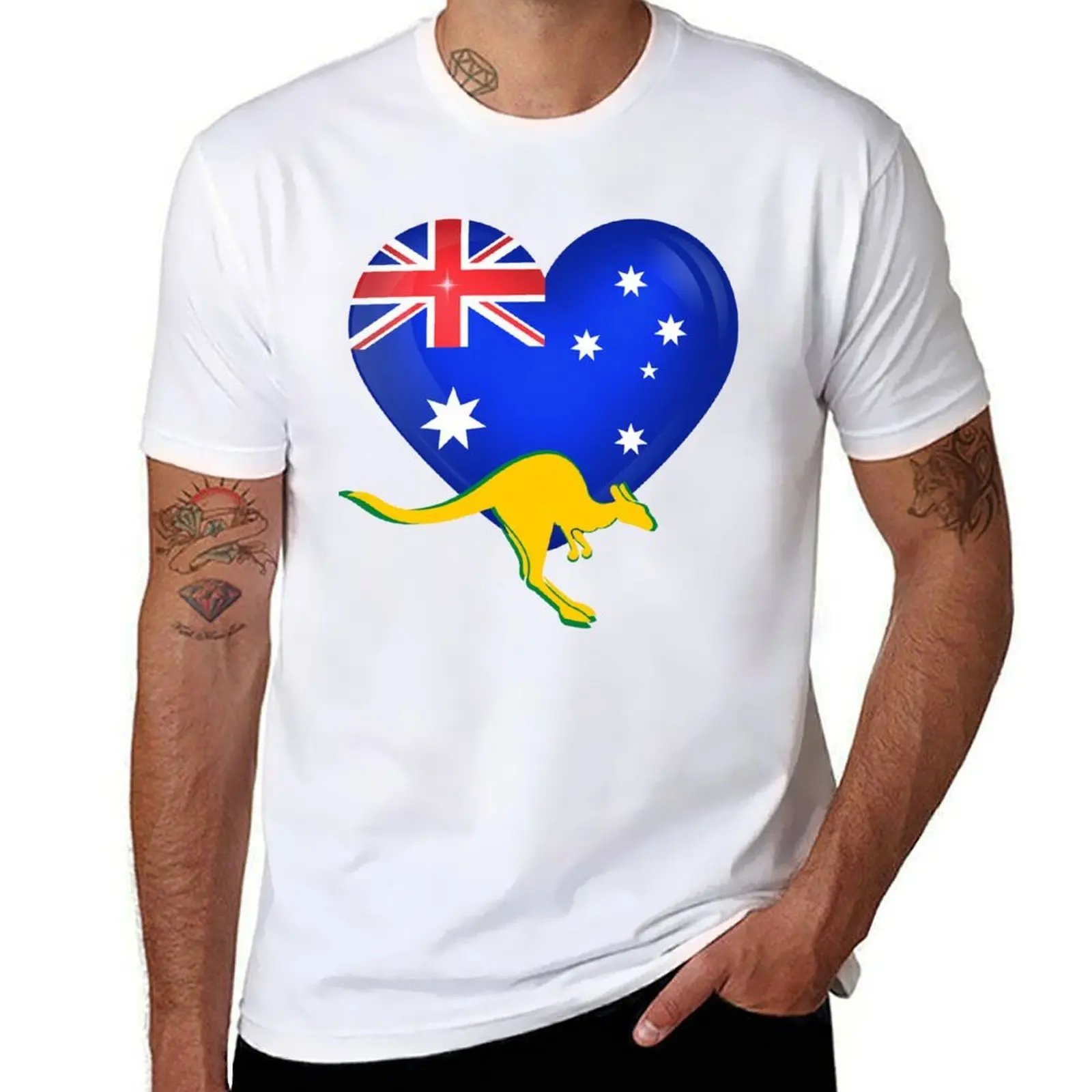 Australian Aussie Heart Flag & Kangaroo Wallaby T-Shirt t shirt for man graphic t shirts for man T-Shirt
Australian Aussie Heart Flag & Kangaroo Wallaby T-Shirt t shirt for man graphic t shirts for man T-Shirt