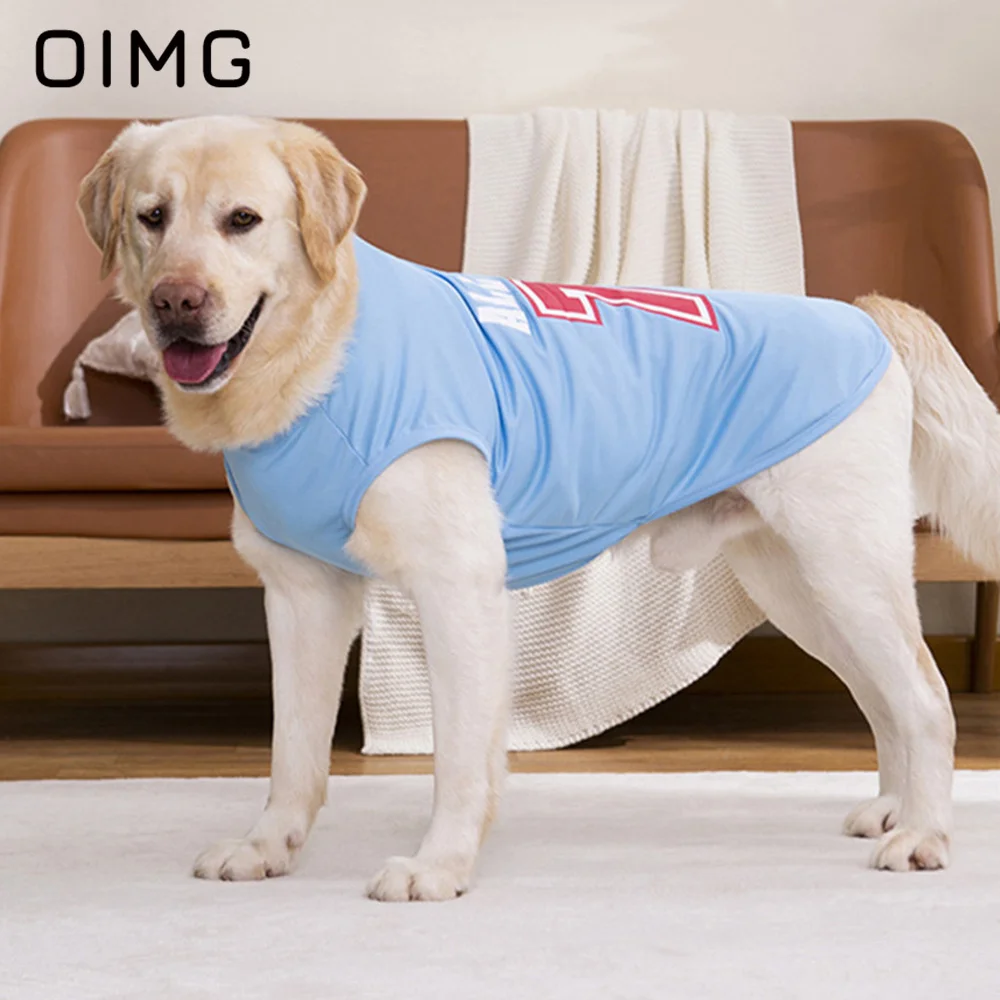 OIMG Breathable Dog Clothes Spring Summer Pet Clothes Golden Retriever Medium Large Dog Digital Printing Jersey Fat Dog Tank Top
OIMG Breathable Dog Clothes Spring Summer Pet Clothes Golden Retriever Medium Large Dog Digital Printing Jersey Fat Dog Tank Top