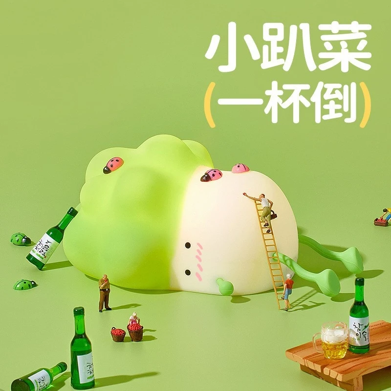 Cute and quirky little vegetable-shaped touch lamp,Creative Little Cabbage Squishy Mood Light,Bedroom soft light eye-protecting
Cute and quirky little vegetable-shaped touch lamp,Creative Little Cabbage Squishy Mood Light,Bedroom soft light eye-protecting