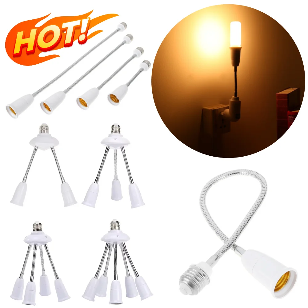 85-285V E27 Lamp White Base Adjustable Rotary LED Light Bulb Socket Holder Adapter Converter Easy To Use for Restaurant Hotel
85-285V E27 Lamp White Base Adjustable Rotary LED Light Bulb Socket Holder Adapter Converter Easy To Use for Restaurant Hotel