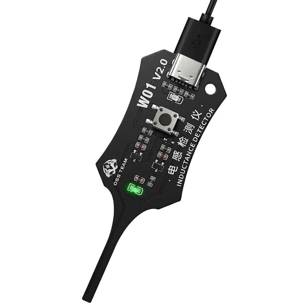 W01 V2.0 Inductance Tester Detector Tool Repair Electromagnetic Induction Quick Fault Detection for PCB Motherboard Repair Tool
W01 V2.0 Inductance Tester Detector Tool Repair Electromagnetic Induction Quick Fault Detection for PCB Motherboard Repair Tool