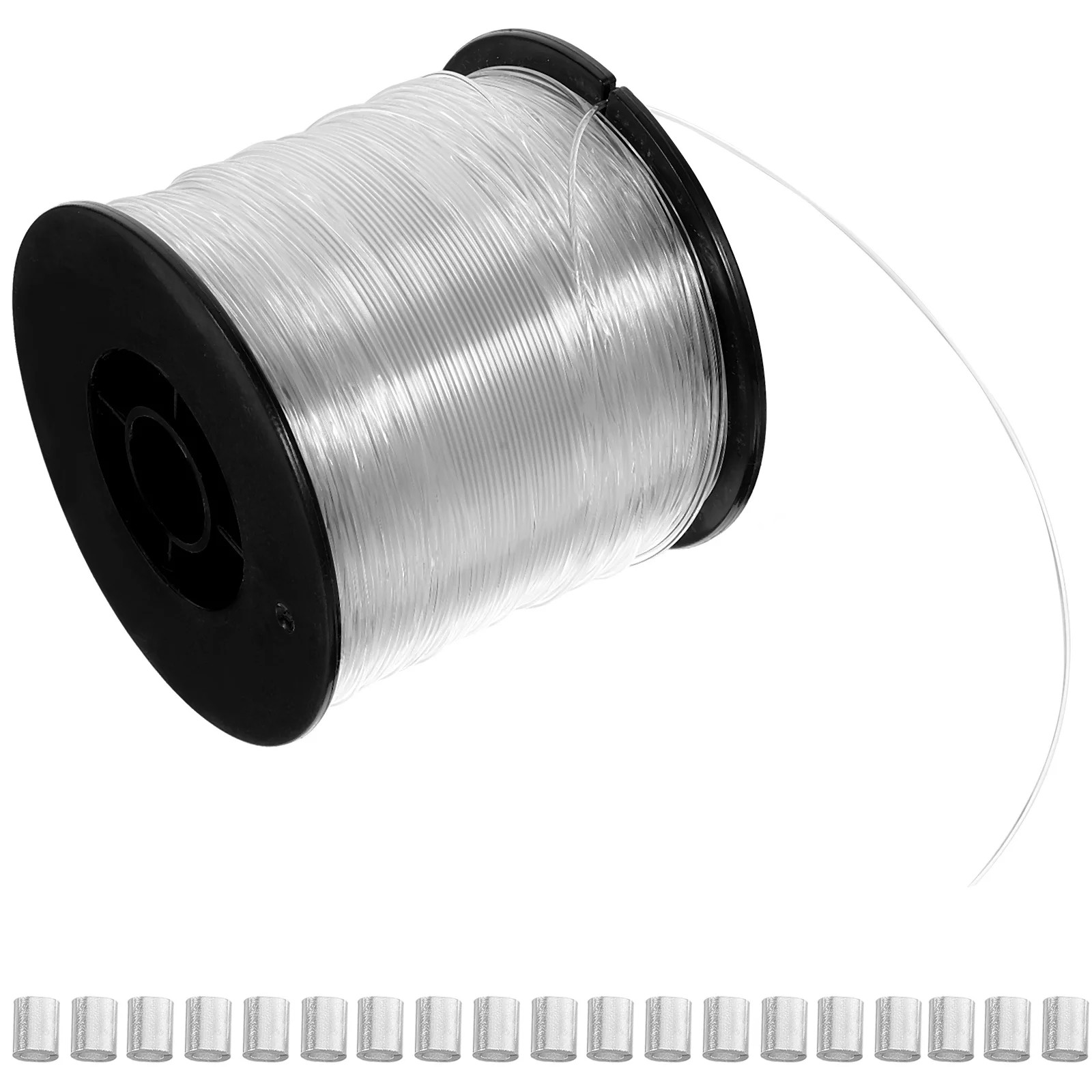 60pcs Nylon Fishing Line Kit 200M 0.80mm Transparent Cord for Picture Frames Hanging Decor Home Office School Shop Bedroom
60pcs Nylon Fishing Line Kit 200M 0.80mm Transparent Cord for Picture Frames Hanging Decor Home Office School Shop Bedroom