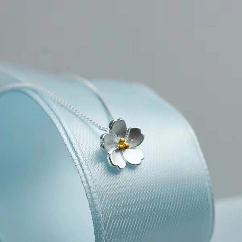 925 Sterling Silver cherry blossom Necklaces & Pendants For Women Fashion Lady Festival Gift Sterling-silver-jewelry
925 Sterling Silver cherry blossom Necklaces & Pendants For Women Fashion Lady Festival Gift Sterling-silver-jewelry
