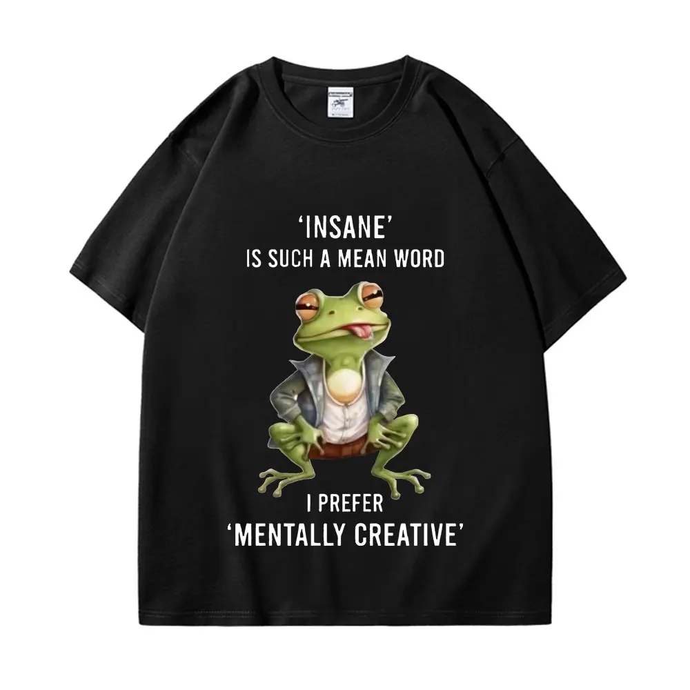 Cute Funny Animals Frog Graphic T Shirts Men's Women's Fashion Oversized Pure Cotton T-shirt Summer Casual Short Sleeve T-shirts
Cute Funny Animals Frog Graphic T Shirts Men's Women's Fashion Oversized Pure Cotton T-shirt Summer Casual Short Sleeve T-shirts