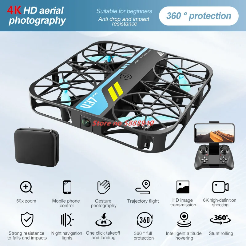 Мини-дрон 8K с Wi-Fi FPV и HD-камерой, карманный радиоуправляемый квадрокоптер-вертолет, игрушка, рождественский подарок для детей
Мини-дрон 8K с Wi-Fi FPV и HD-камерой, карманный радиоуправляемый квадрокоптер-вертолет, игрушка, рождественский подарок для детей