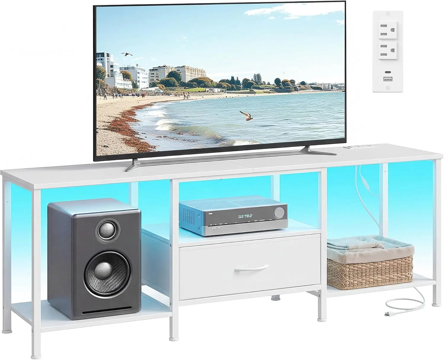 SONGMICS BELLAH Collection - TV Stand for TVs Up to 70 Inches, Media Console Table and Entertainment Center Unit for Liv
SONGMICS BELLAH Collection - TV Stand for TVs Up to 70 Inches, Media Console Table and Entertainment Center Unit for Liv