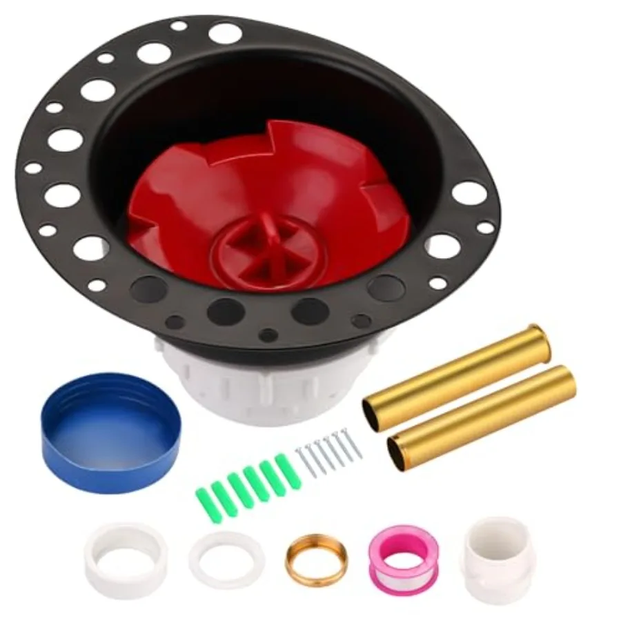 Freestanding Tub Drain Rough-in Kit, Bathtub Drain Kit with PVC Plastic Adapter and Brass Tail Pipes, Compatible with Freestand
Freestanding Tub Drain Rough-in Kit, Bathtub Drain Kit with PVC Plastic Adapter and Brass Tail Pipes, Compatible with Freestand