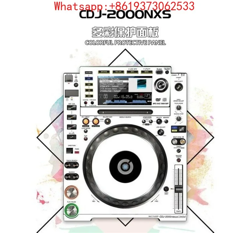 Защитная пленка для проигрывателя дисков DJ-2000NEXUS второго поколения, защитная наклейка, защитная панель
Защитная пленка для проигрывателя дисков DJ-2000NEXUS второго поколения, защитная наклейка, защитная панель