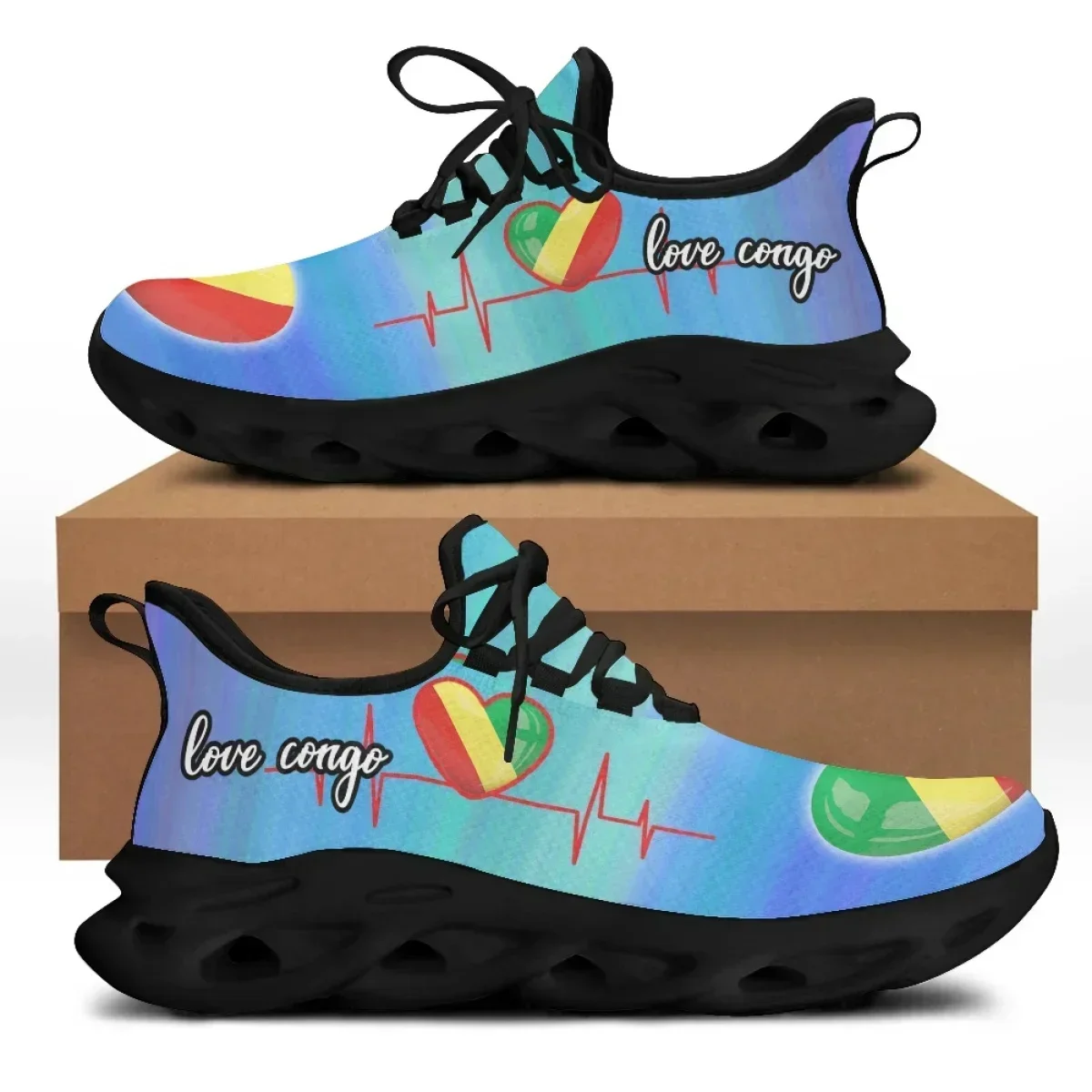 Republic of Congo Flag Designer Men Casual Shoes Sneakers Flats Male Lace Up Wear-resistant Tenis Masculino 2021
Republic of Congo Flag Designer Men Casual Shoes Sneakers Flats Male Lace Up Wear-resistant Tenis Masculino 2021