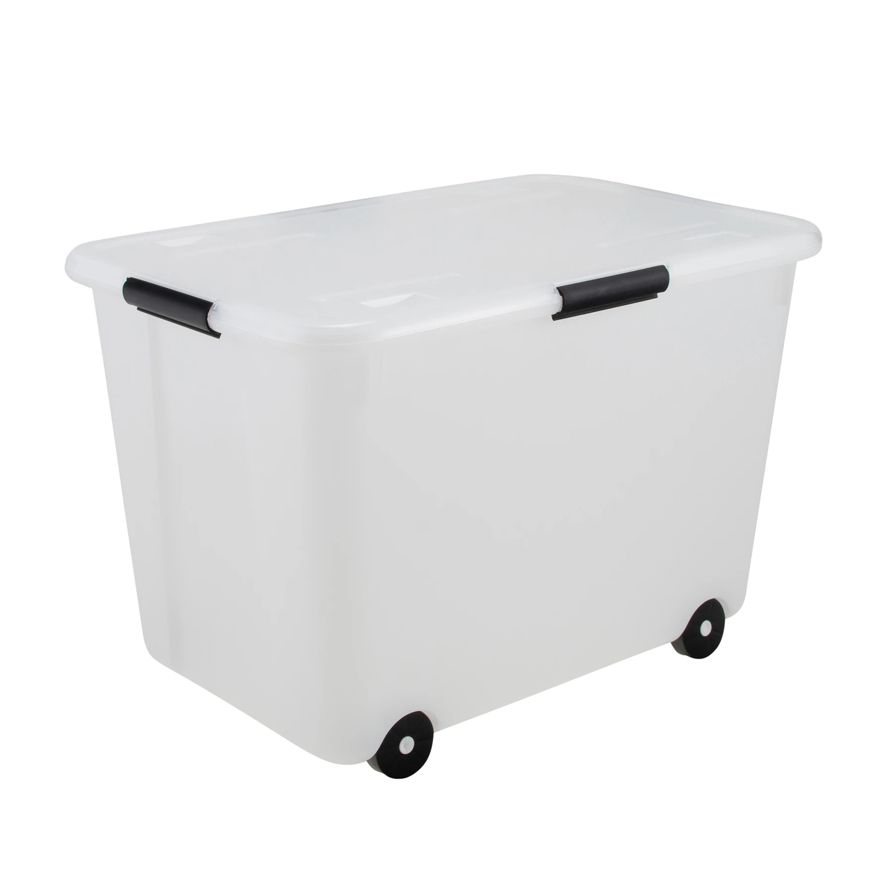 Rolling Storage Box, Letter/Legal, 15-Gallon Size, Clear
Rolling Storage Box, Letter/Legal, 15-Gallon Size, Clear