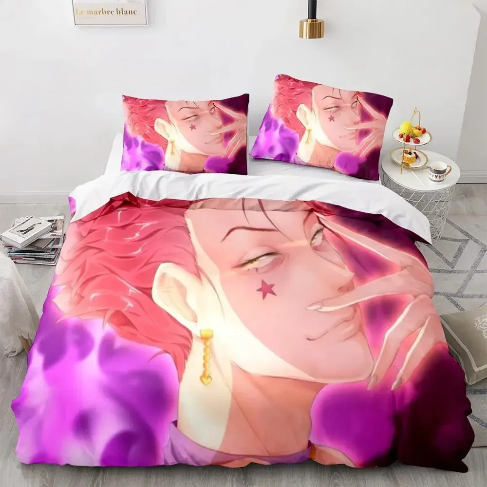 Комплект постельного белья Hunter × Hunter Single Twin Full Queen King Size, комплект постельного белья для взрослых и детей, комплекты пододеяльников с 3D принтом, простыня в стиле аниме
Комплект постельного белья Hunter × Hunter Single Twin Full Queen King Size, комплект постельного белья для взрослых и детей, комплекты пододеяльников с 3D принтом, простыня в стиле аниме
