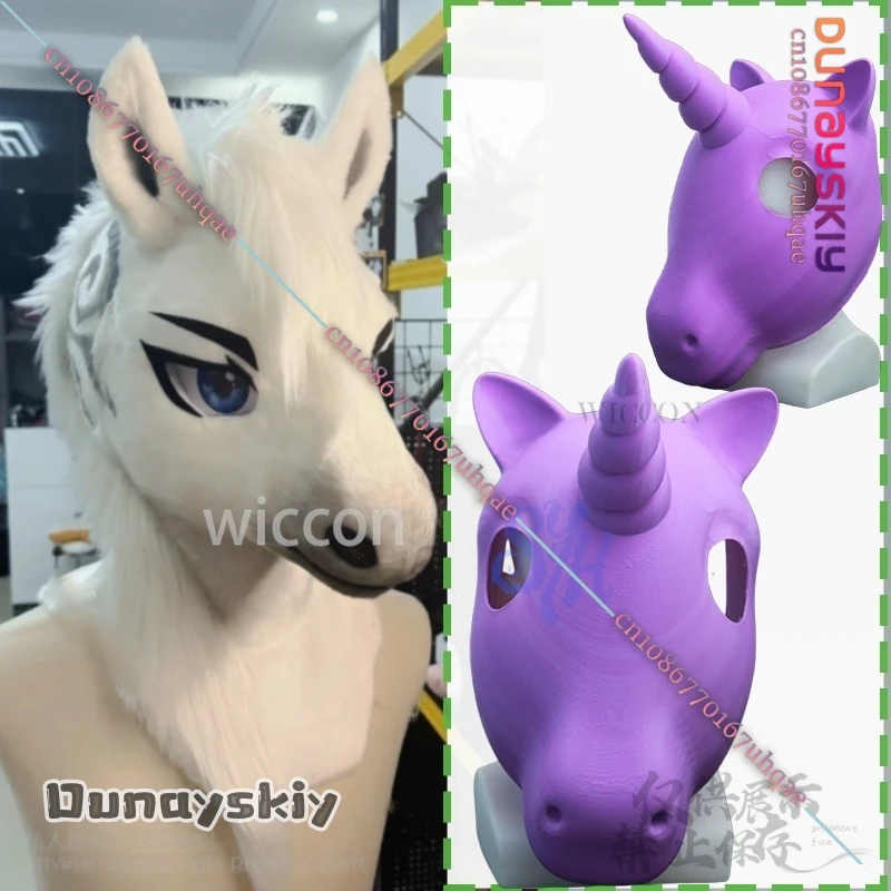 Anime Unicorn Cosplay Furry Furrsuit Kawaii 3D Polylactic Acid Head Base Skull Cute Mask Headwear DIY Accessories Cos 코스프레
Anime Unicorn Cosplay Furry Furrsuit Kawaii 3D Polylactic Acid Head Base Skull Cute Mask Headwear DIY Accessories Cos 코스프레