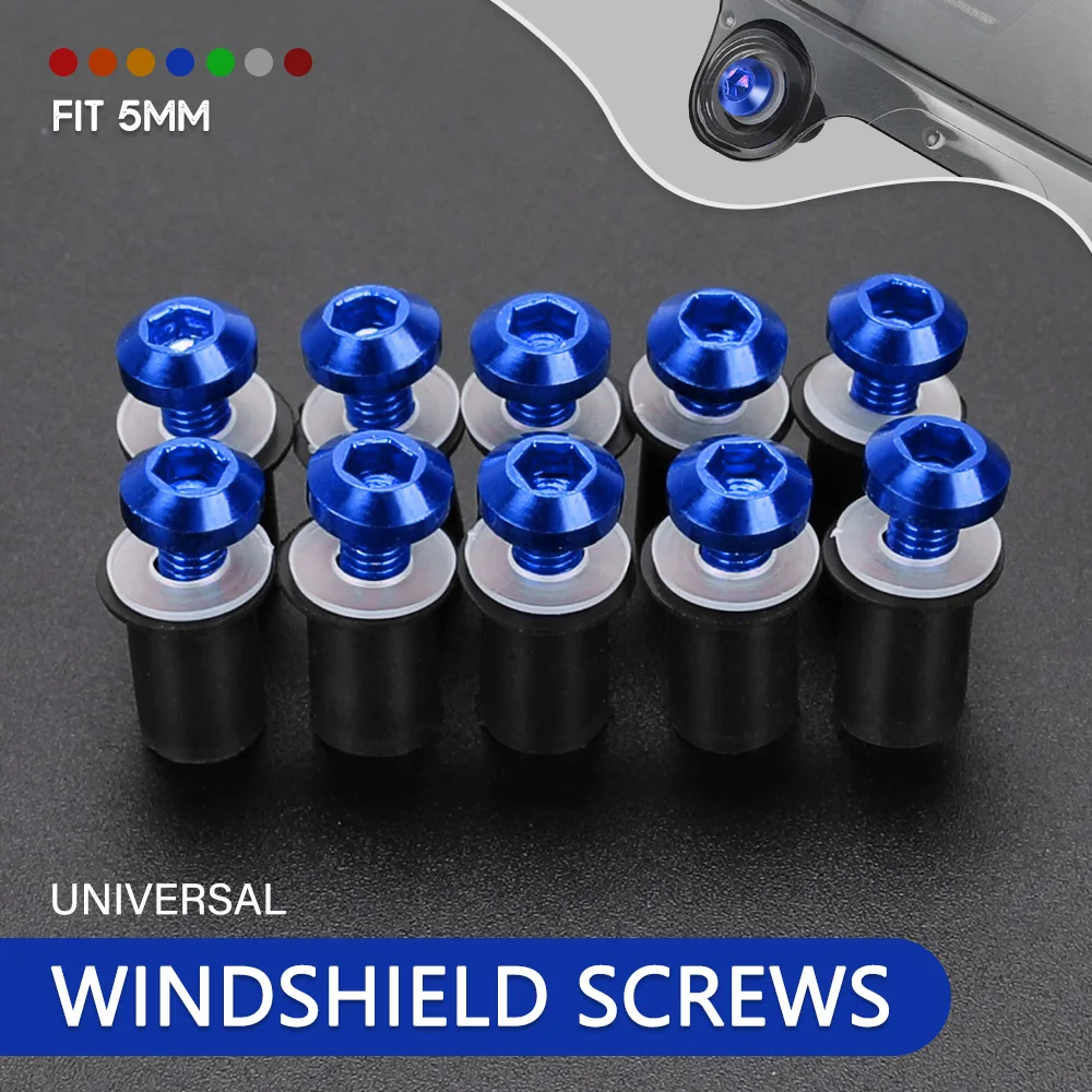 10pcs M5 Windshield Nuts Windscreen Fairing Screw Bolts FOR SUZUKI GSF650 BANDIT 600S GSR400 GSR600 GSR750 HAYABUSA Integra 750
10pcs M5 Windshield Nuts Windscreen Fairing Screw Bolts FOR SUZUKI GSF650 BANDIT 600S GSR400 GSR600 GSR750 HAYABUSA Integra 750