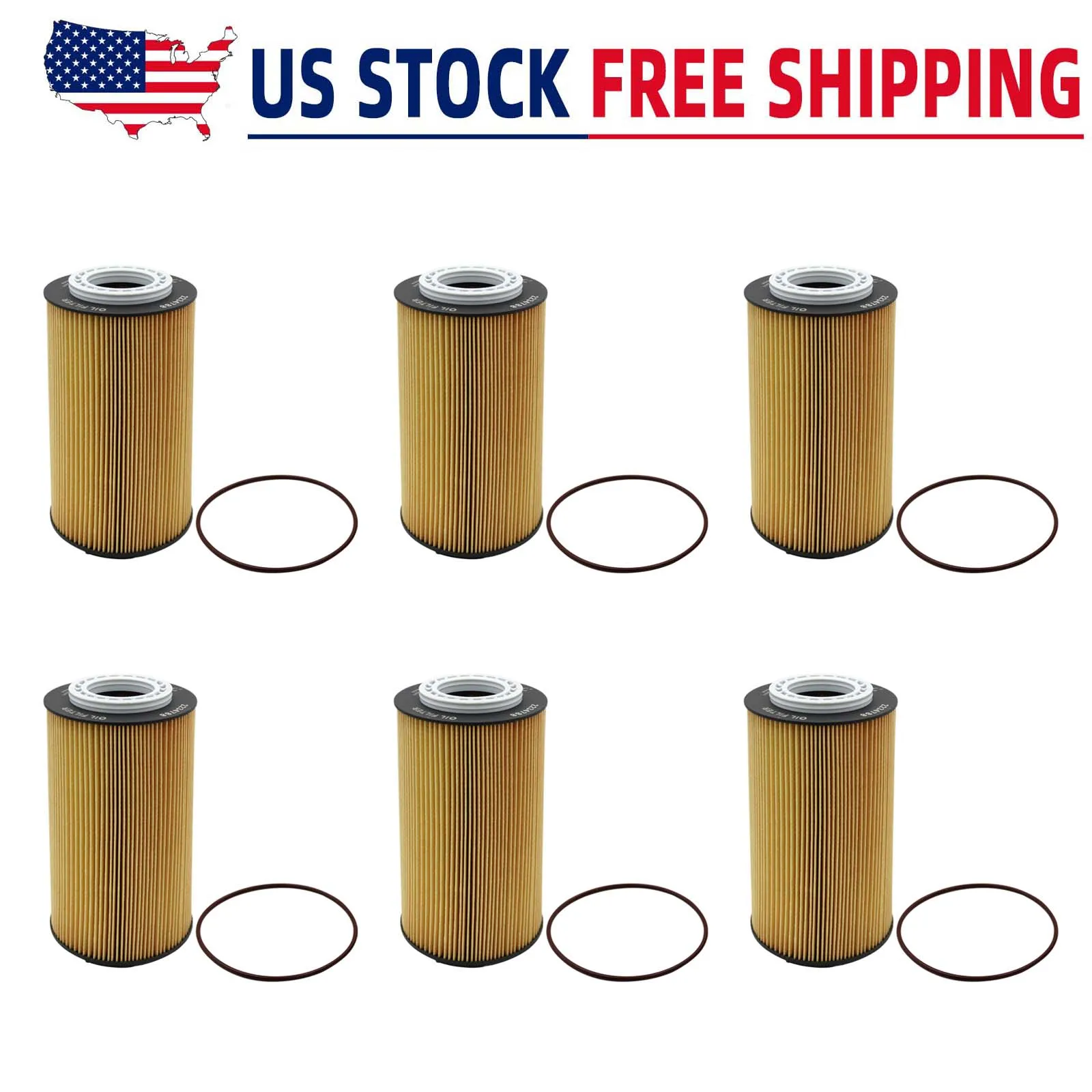 6X 2234788 Oil Filter,for MX-13 Diesel Engine, Replaces LF16368, 2047542, 2047411PE, 2151728, 2047411, WL10341, LP7183, HU12009 
6X 2234788 Oil Filter,for MX-13 Diesel Engine, Replaces LF16368, 2047542, 2047411PE, 2151728, 2047411, WL10341, LP7183, HU12009
