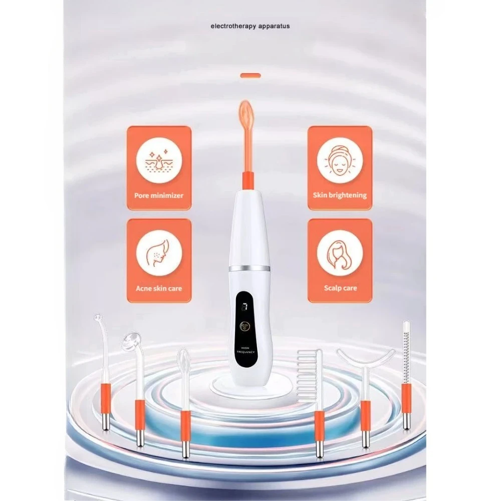 Новая двухрежимная высокочастотная палочка 6 в 1, оранжевая (аргоновая) для прыщей, фиолетового цвета (неона) для укрепления профессионального домашнего спа-устройства, ухода за кожей
Новая двухрежимная высокочастотная палочка 6 в 1, оранжевая (аргоновая) для прыщей, фиолетового цвета (неона) для укрепления профессионального домашнего спа-устройства, ухода за кожей