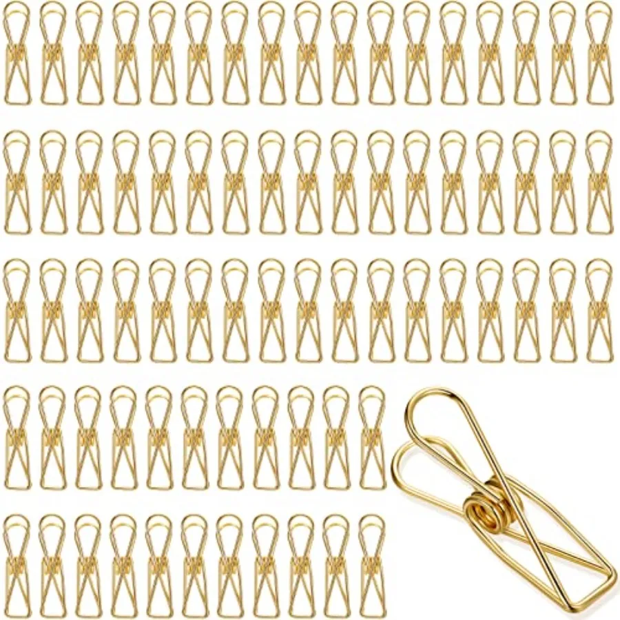 100 Pcs Paper Clips Metal Wire Hollow Out Clothespins Multi Purpose Utility Binder Clips Invoice Bill Stainless Steel Hanging C
100 Pcs Paper Clips Metal Wire Hollow Out Clothespins Multi Purpose Utility Binder Clips Invoice Bill Stainless Steel Hanging C