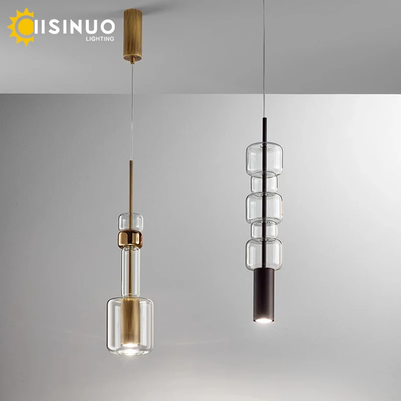 Minimalist Artistic Cylinder Glass Pendant Light Bamboo-Inspired Ceiling Lamp DIY Adjustable for Home Decora Dining Room Bedroom
Minimalist Artistic Cylinder Glass Pendant Light Bamboo-Inspired Ceiling Lamp DIY Adjustable for Home Decora Dining Room Bedroom