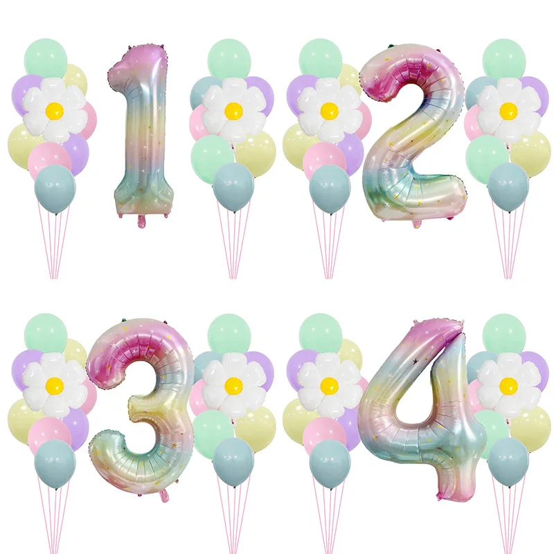 1 Set 40 Inch Gradient Rainbow Digital Daisy Theme Balloon Set Birthday Party Christmas Decoration Wedding Baby Shower Favor
1 Set 40 Inch Gradient Rainbow Digital Daisy Theme Balloon Set Birthday Party Christmas Decoration Wedding Baby Shower Favor