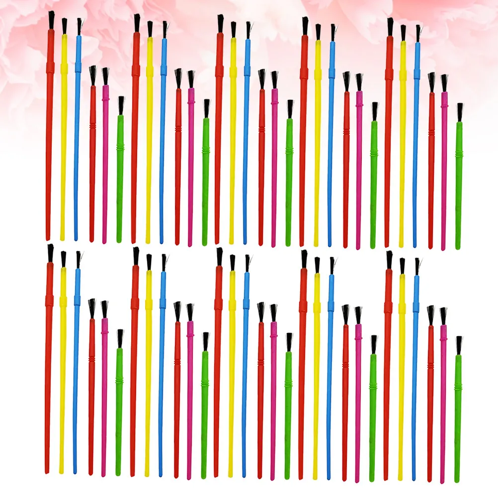 100Pcs DIY Detail Paint Brushes Plastic Fine Detailing Painting Drawing Brushes Lightweight Portable Suitable for Acrylic
100Pcs DIY Detail Paint Brushes Plastic Fine Detailing Painting Drawing Brushes Lightweight Portable Suitable for Acrylic