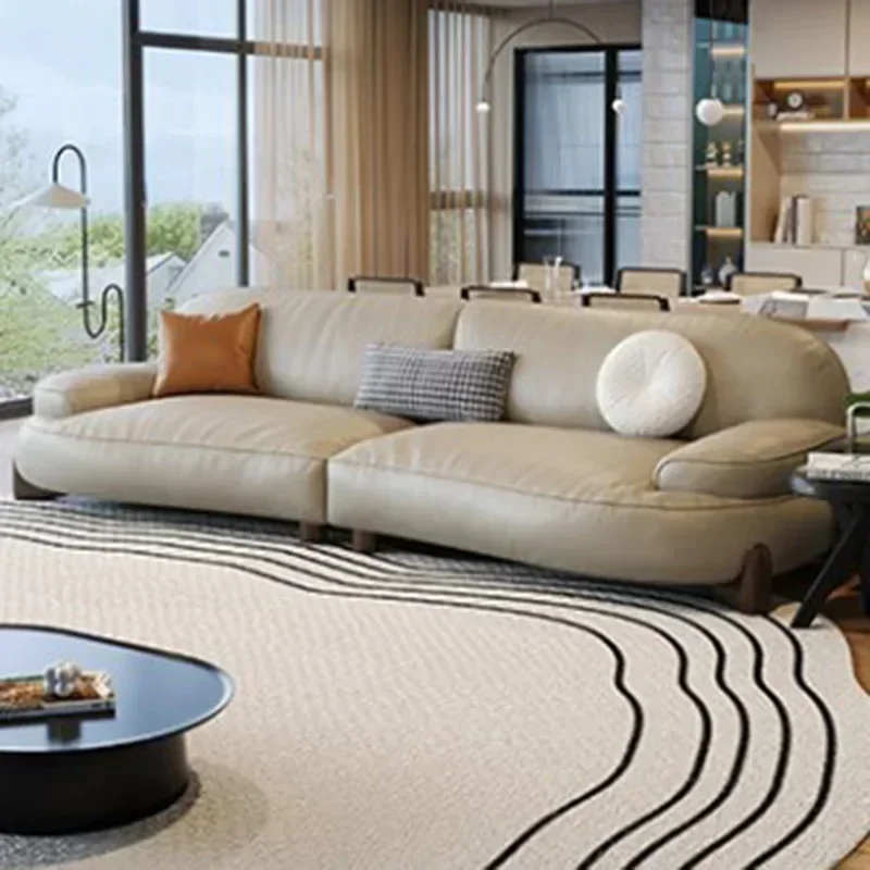 Light Luxury Leather Puff Sofas 3 Seat Comfortable Unique Designer Sofas Adults Soft Reclining Fauteuil Salon Bedroom Furniture
Light Luxury Leather Puff Sofas 3 Seat Comfortable Unique Designer Sofas Adults Soft Reclining Fauteuil Salon Bedroom Furniture