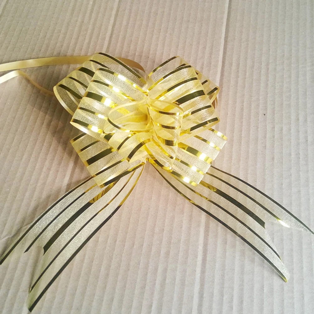 10pcs Wedding Pull Flower Gift Party Birthday Supplies Car Decoration Hand-Painted Large Gauze Flower Golden Easy Assemble
10pcs Wedding Pull Flower Gift Party Birthday Supplies Car Decoration Hand-Painted Large Gauze Flower Golden Easy Assemble