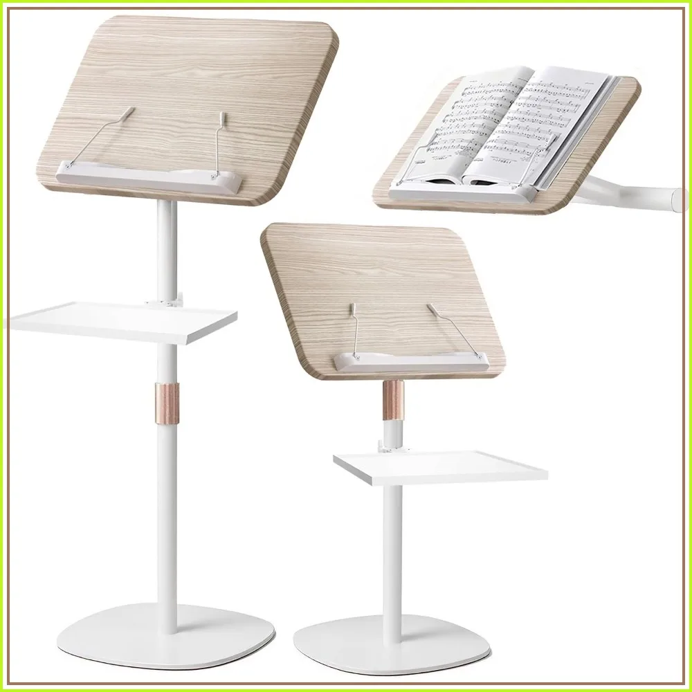 2-in-1 Wooden Music Stand, Floor & Tabletop Sheet Music Stand with Page Clips & Tray, 16.5"-51" Adjustable Height, Ideal for Violin, Guitar, Conductors & Classroom
2-in-1 Wooden Music Stand, Floor & Tabletop Sheet Music Stand with Page Clips & Tray, 16.5"-51" Adjustable Height, Ideal for Violin, Guitar, Conductors & Classroom