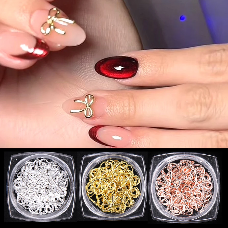 3 коробки Kawaii Bowknot Bow Nail Art Украшения 3D Металл Золото Серебро Часть ногтей Подвески Японский бант Ювелирные изделия Маникюр Украшение
3 коробки Kawaii Bowknot Bow Nail Art Украшения 3D Металл Золото Серебро Часть ногтей Подвески Японский бант Ювелирные изделия Маникюр Украшение